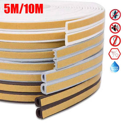 Tochtstrip ramen en deuren 5M/10M - Kieseco
